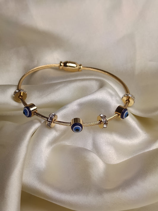 Anti Tarnish Evil Eye Bracelet