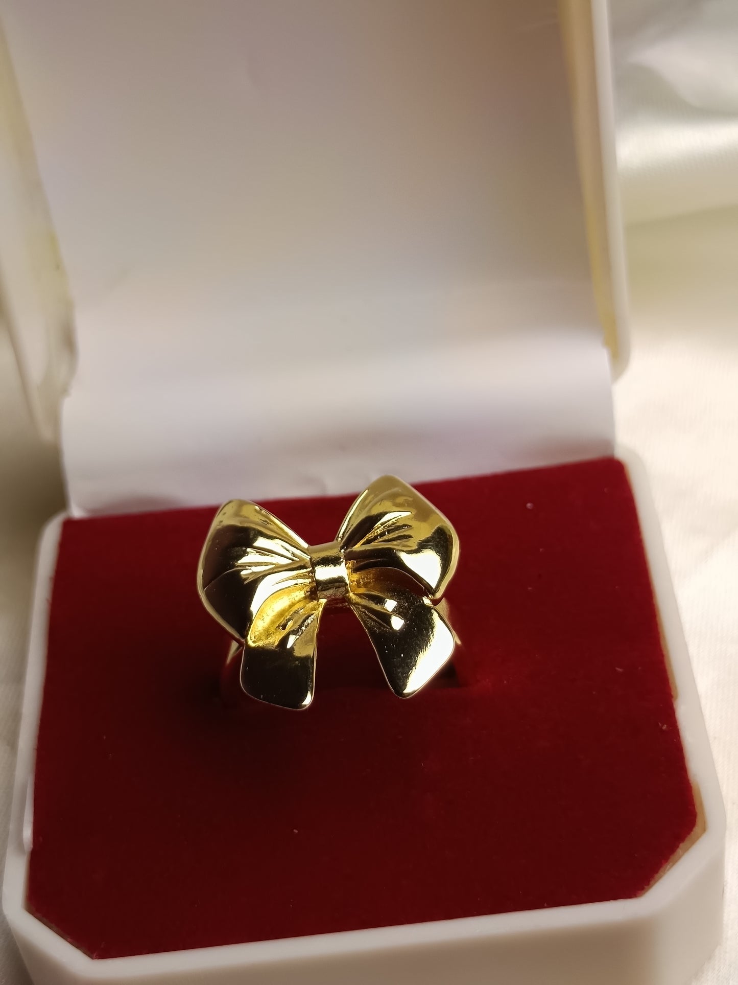 Cute Bow Anti Tarnish (Adjustable) Ring