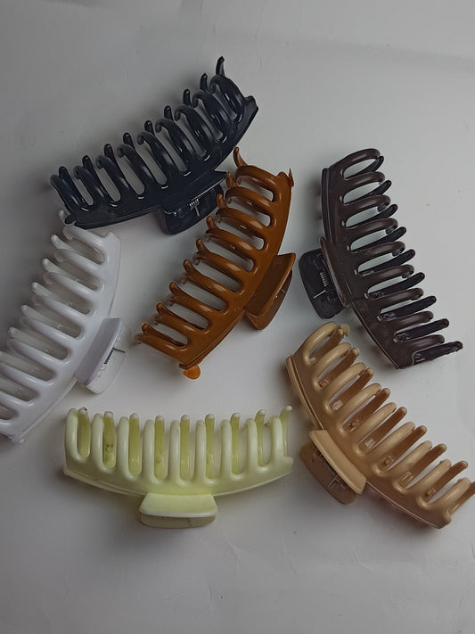 Cylindrical Large Hair Claw - Large