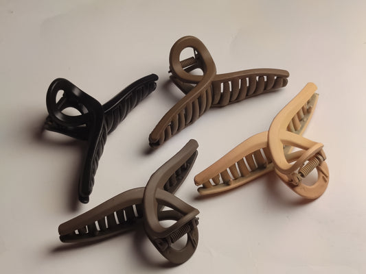 Smooth Loop Hair Claws-Large