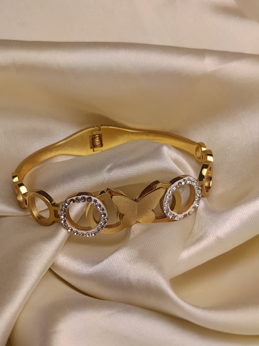 Butterfly Gold Plated Anti Tarnish Bracelet