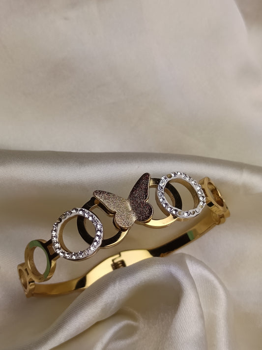 Butterfly Gold Plated Anti Tarnish Bracelet
