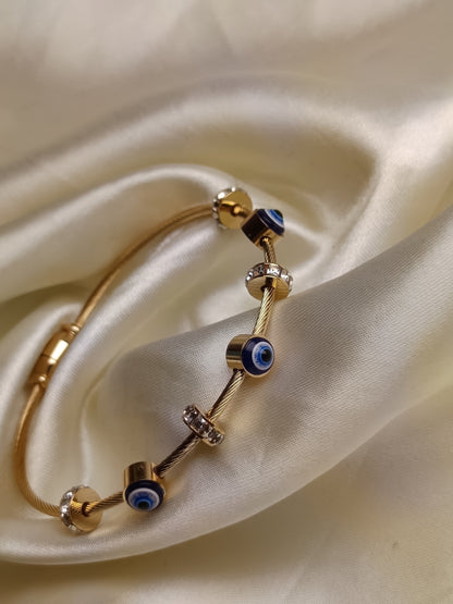 Anti Tarnish Evil Eye Bracelet