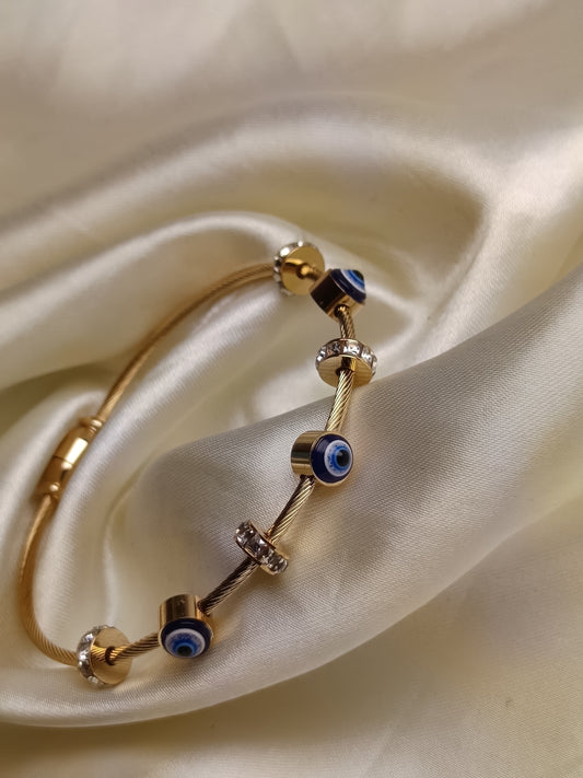Anti Tarnish Evil Eye Bracelet