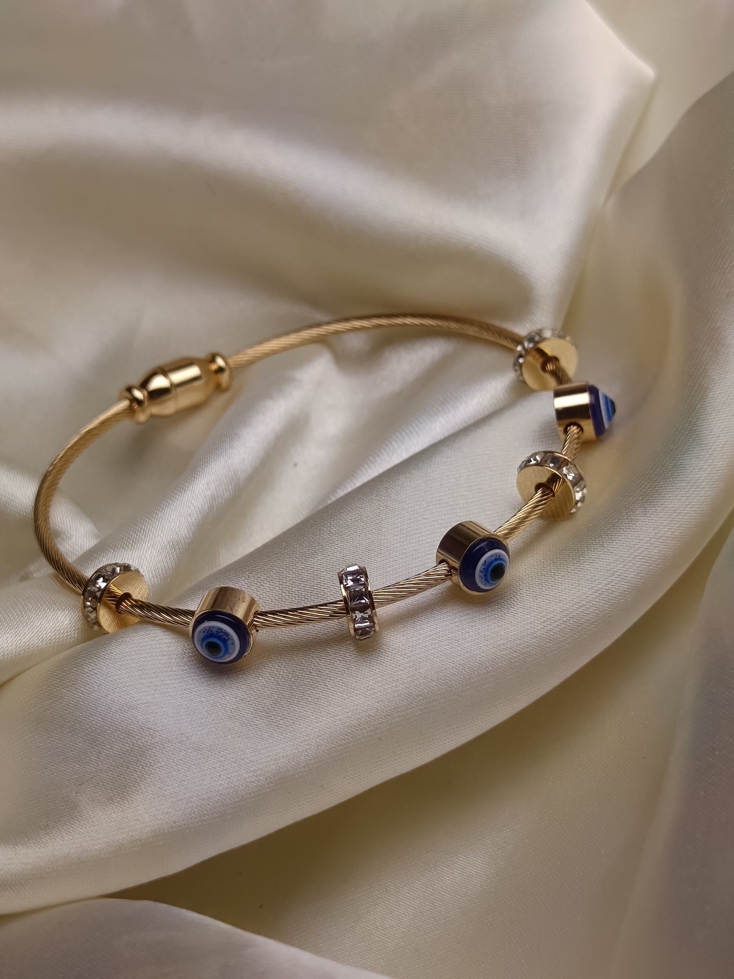 Anti Tarnish Evil Eye Bracelet