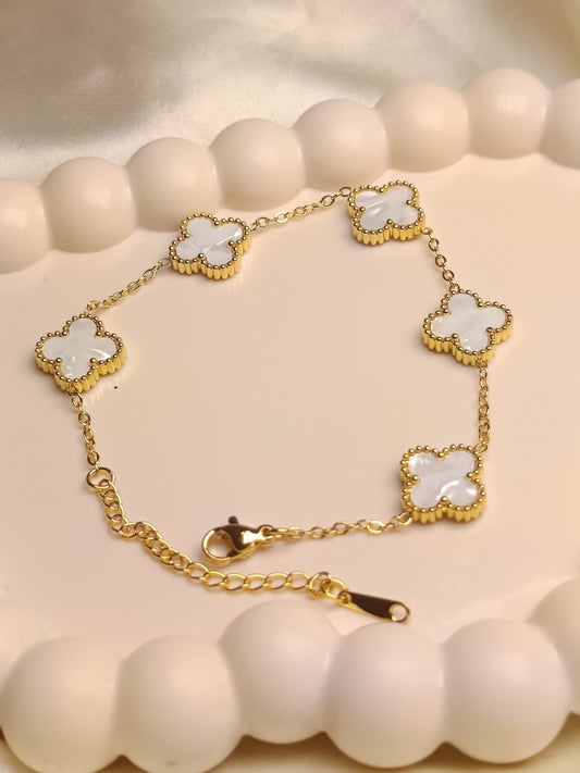 White Clove Bracelet