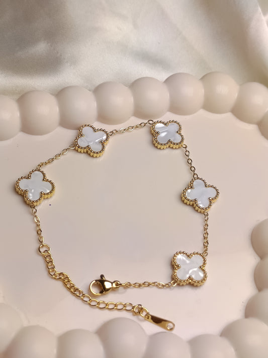 White Clove Bracelet