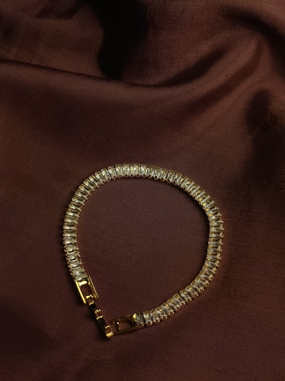Golden Baguette Bracelet