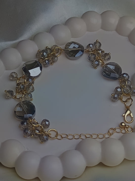 Black Fancy Crystal Bracelet