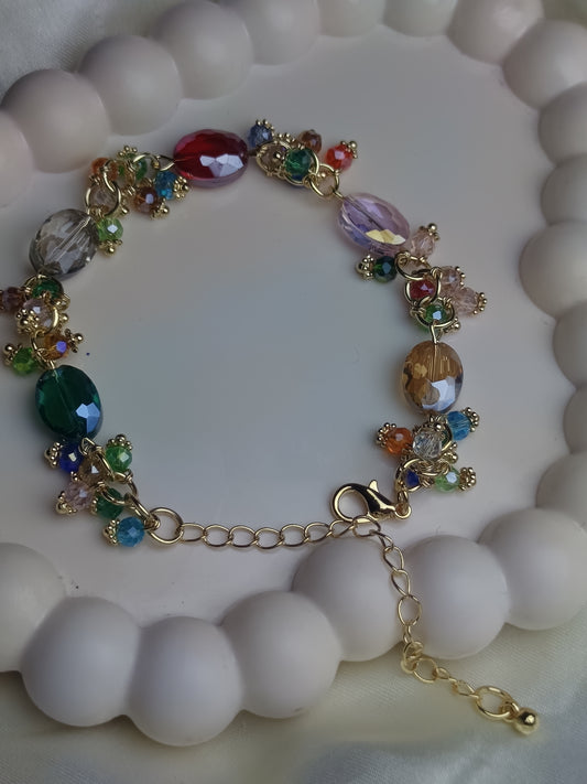 Oval Shape Crystal Bracelet