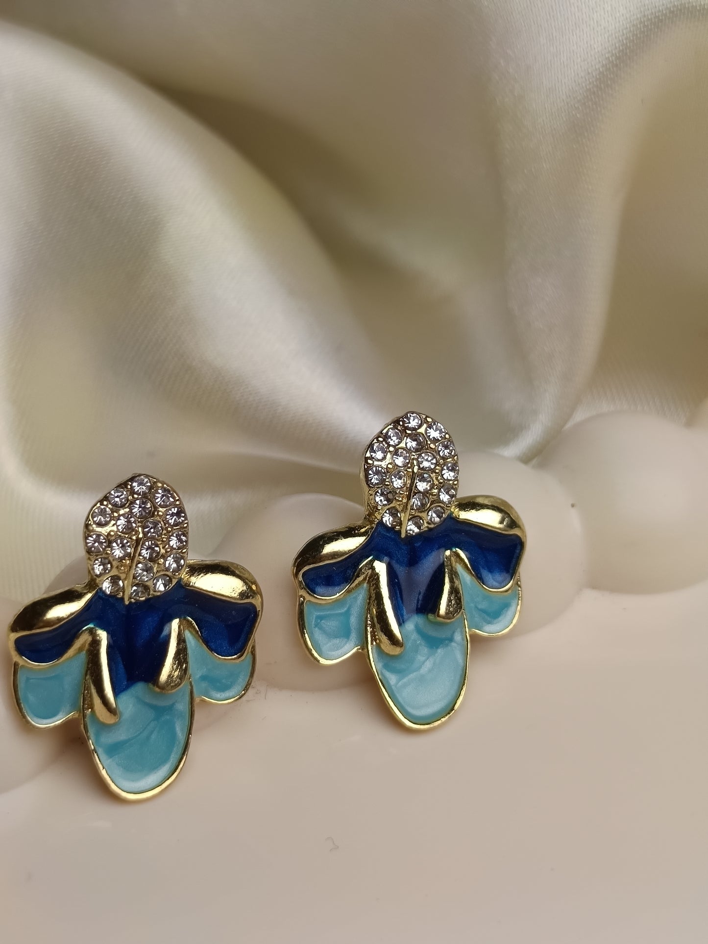 Stone Resin Melt Earrings