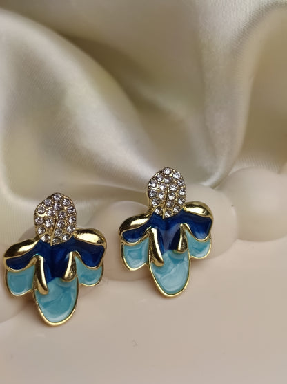 Stone Resin Melt Earrings