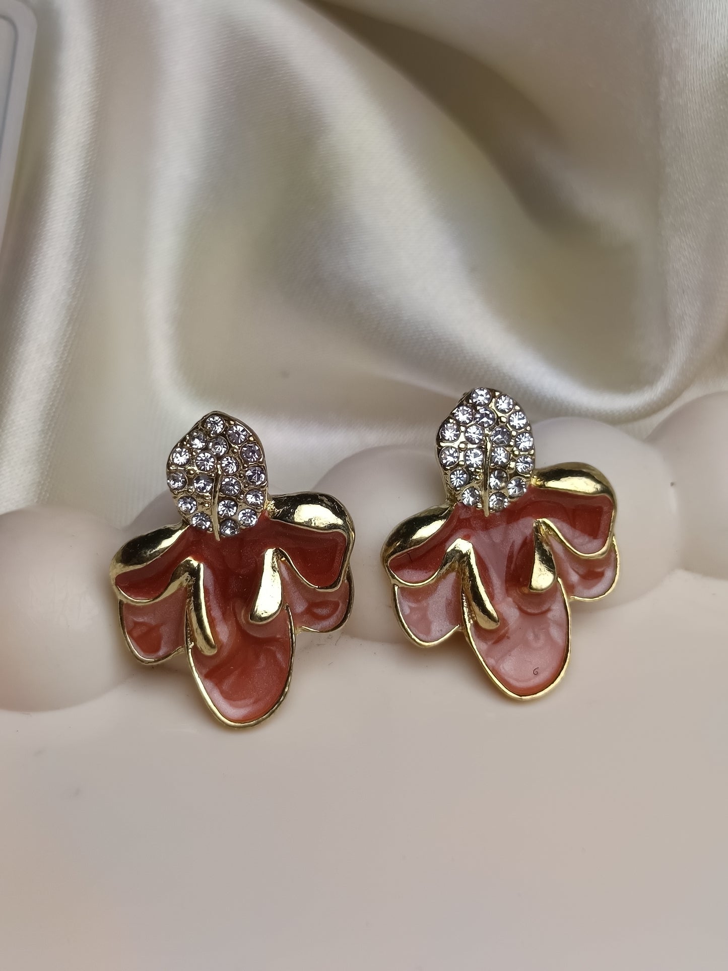 Stone Resin Melt Earrings