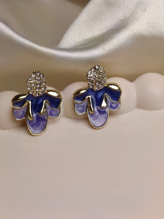 Stone Resin Melt Earrings