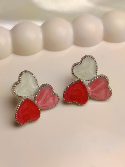Resin Heart Earring