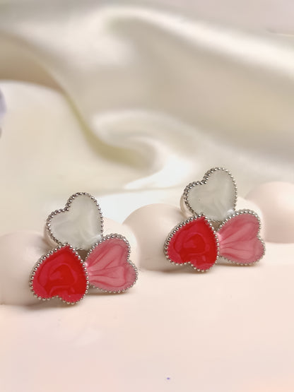 Resin Heart Earring