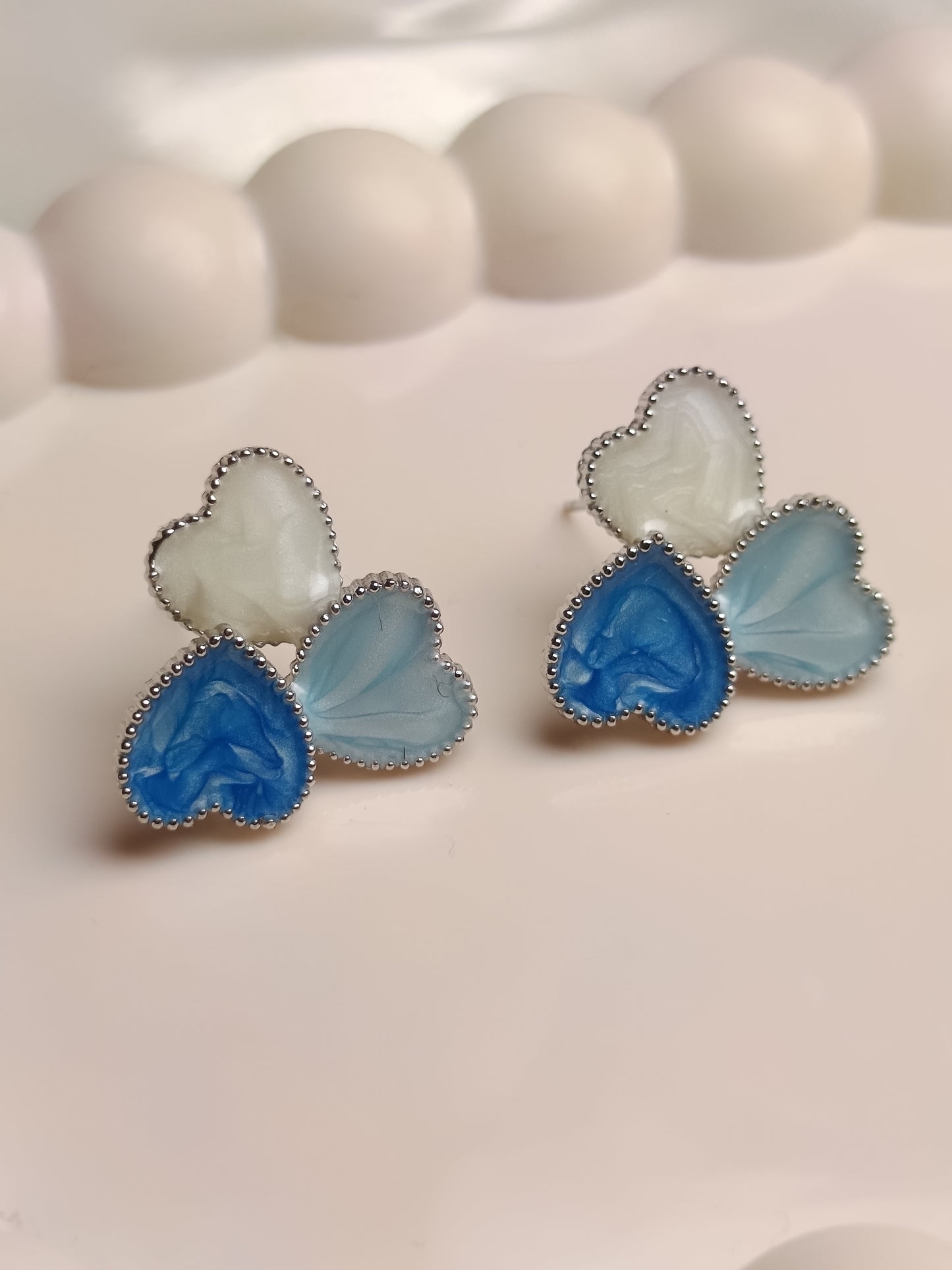 Resin Heart Earring