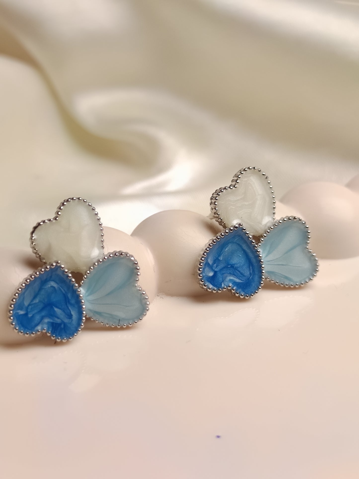 Resin Heart Earring