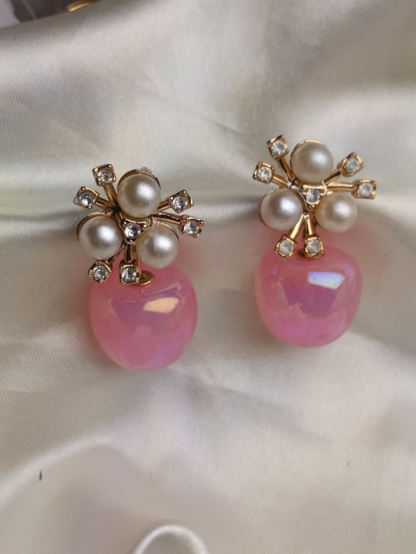 Pink Cherry Earring