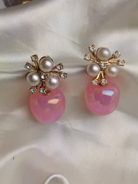 Pink Cherry Earring