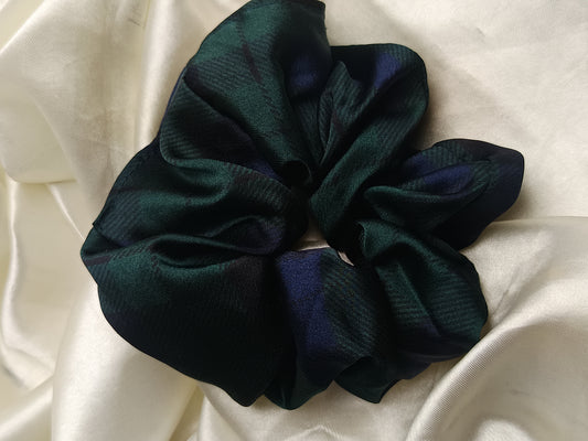 Printed Dark Scrunchie