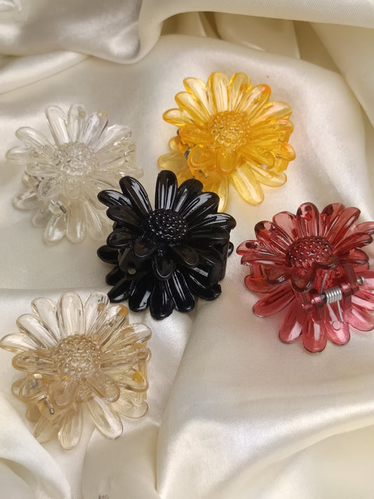 Small Sunflower Hair Claw