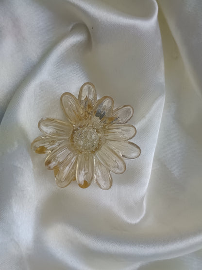 Small Sunflower Hair Claw