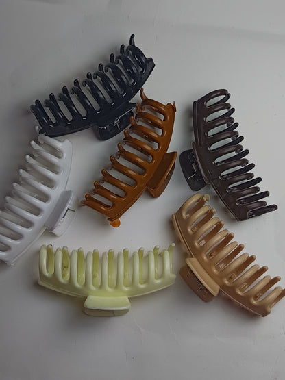 Cylindrical Large Hair Claw - Large