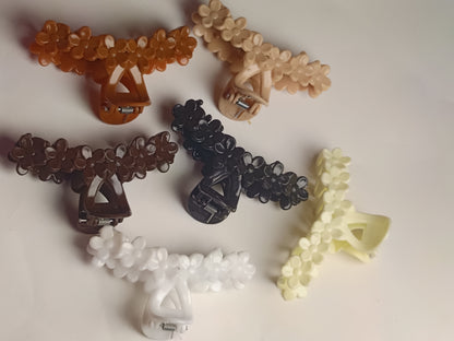 Loop Flower Hair Claw - Large