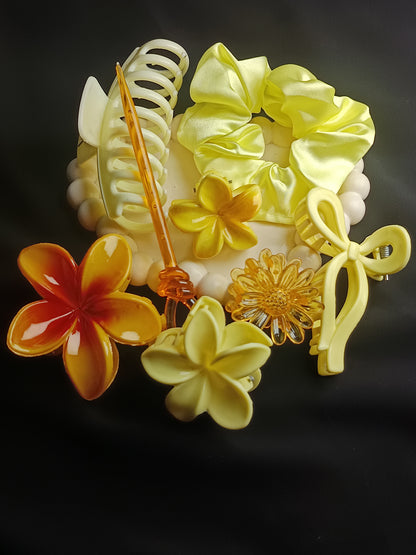 Sunshine Glow Hair Clip Set