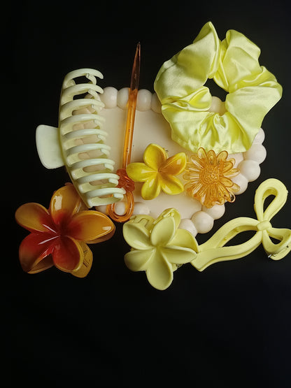 Sunshine Glow Hair Clip Set