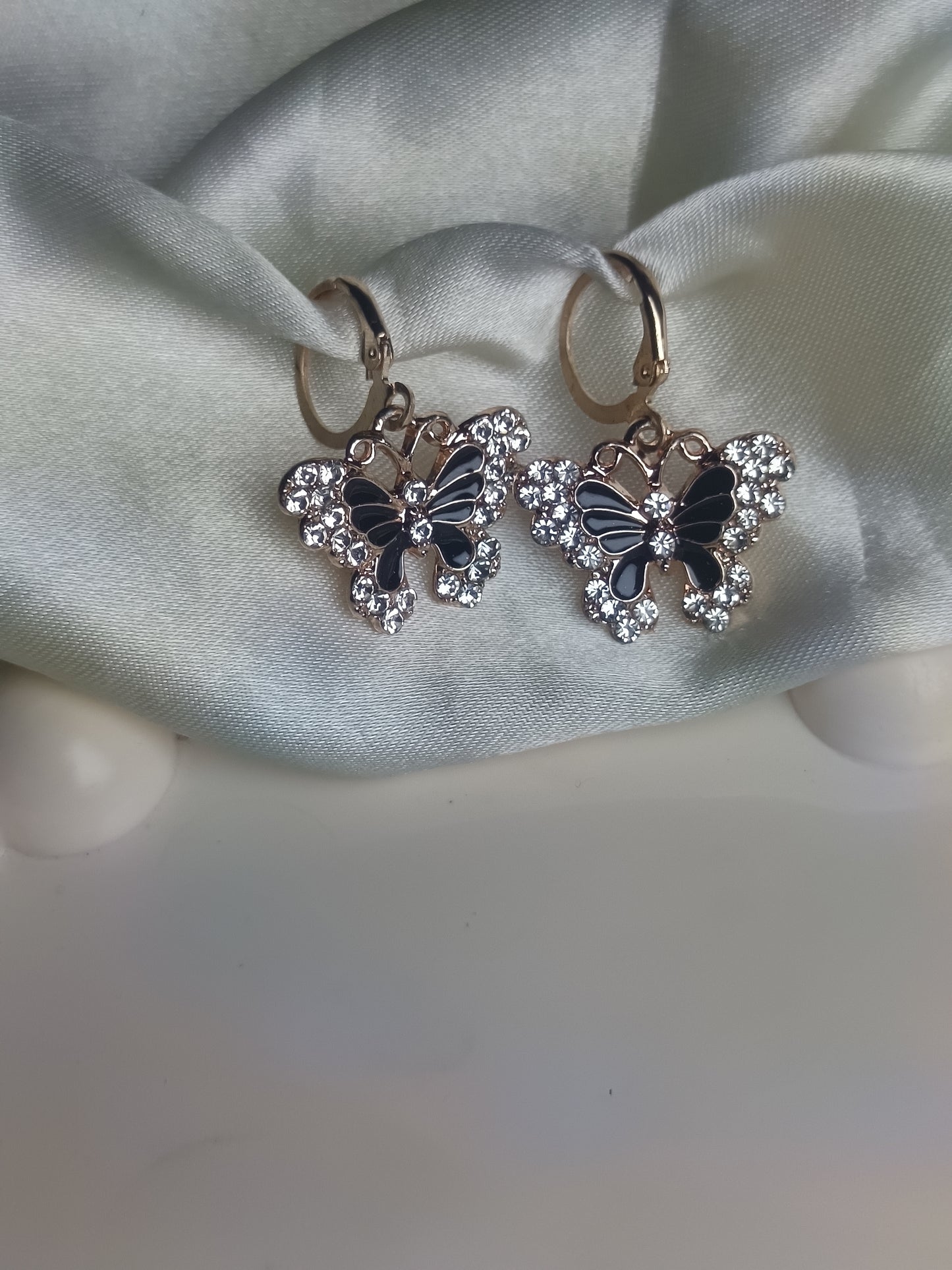 Black Butterfly Earring