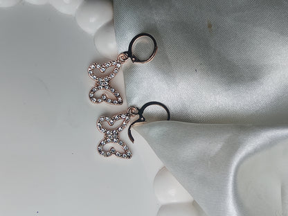 White Butterfly Earring